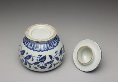 图片[3]-Jar with crab apple scrolls in underglaze blue, Ming dynasty, Yongle reign, 1403-1424-China Archive